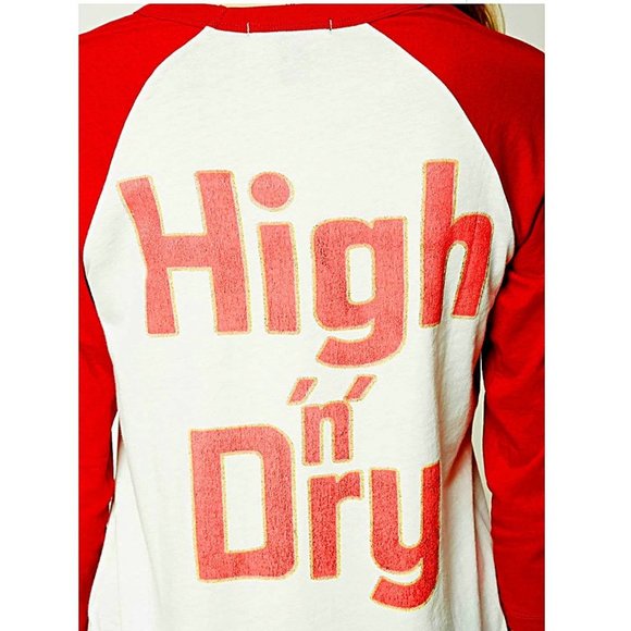 Def Leppard High in Dry Tour 1981 metal rock Raglan 3/4 Official T-Shirt S NWT - Picture 6 of 6